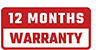 12 Month Full Warranty