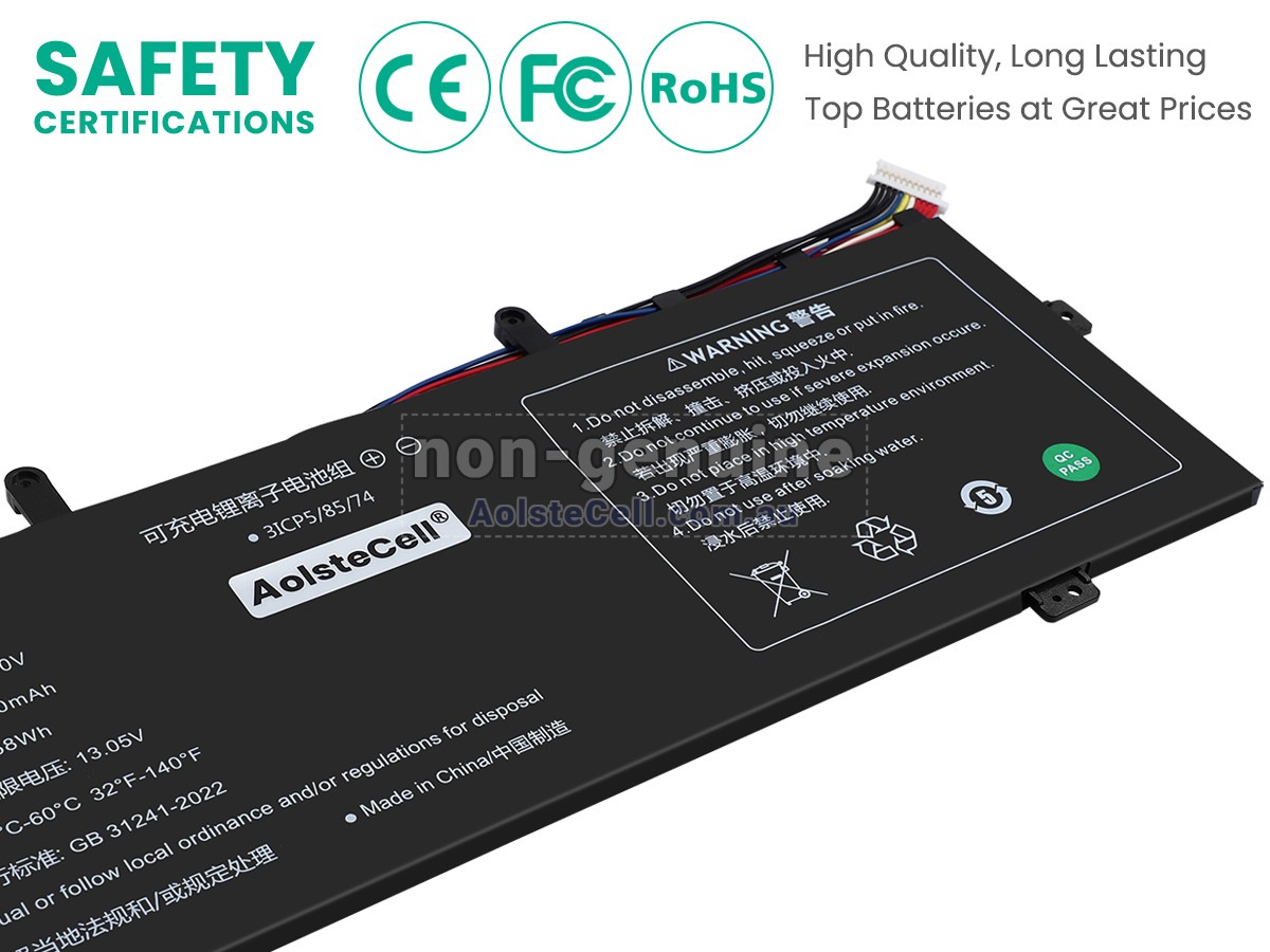 Replacement Gateway 478574-3S1P battery