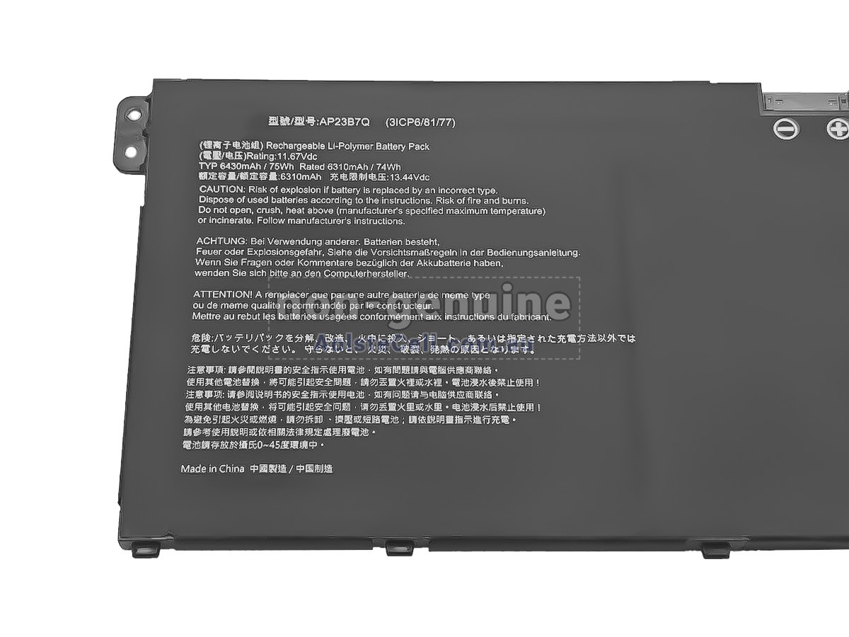 Replacement Acer SWIFT 14 AI SF14-61T battery