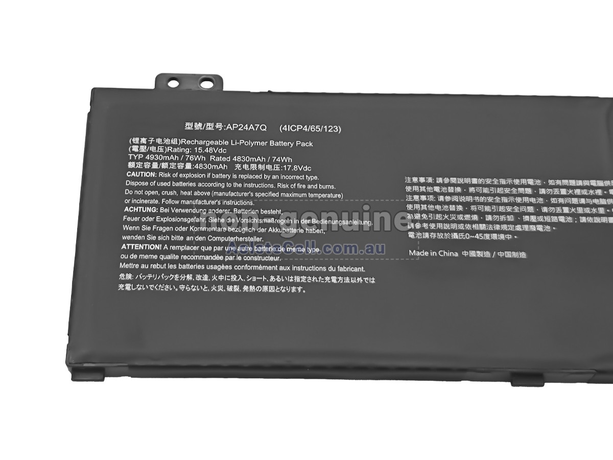 Replacement Acer NITRO V14 AI ANV14-62-R9LT battery