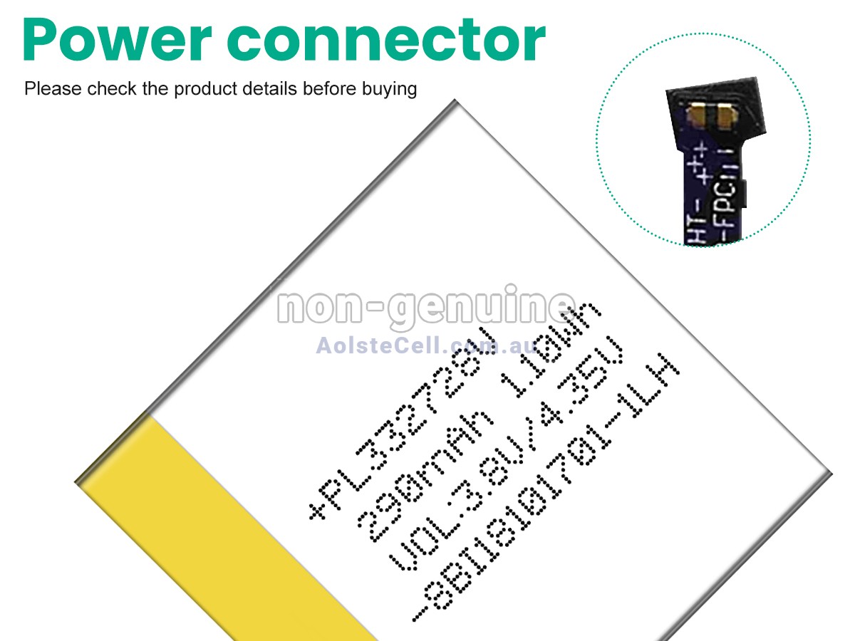 Replacement Amazfit PL322728H battery