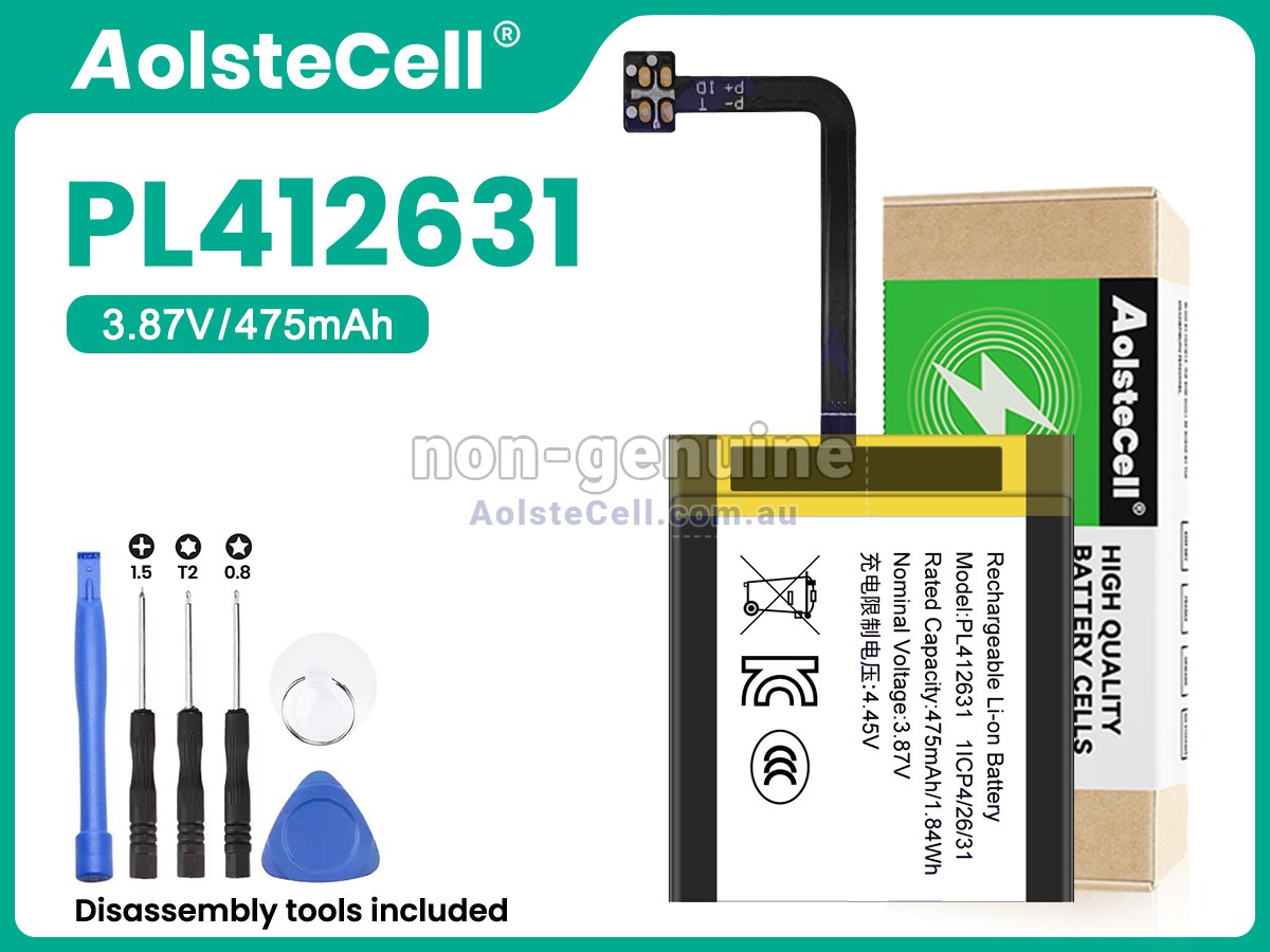 Replacement Amazfit PL412631 battery