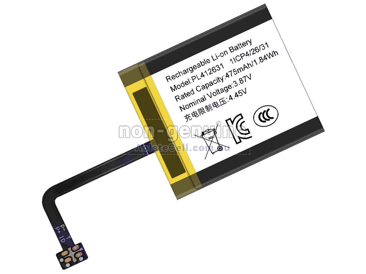 Replacement Amazfit PL412631 battery