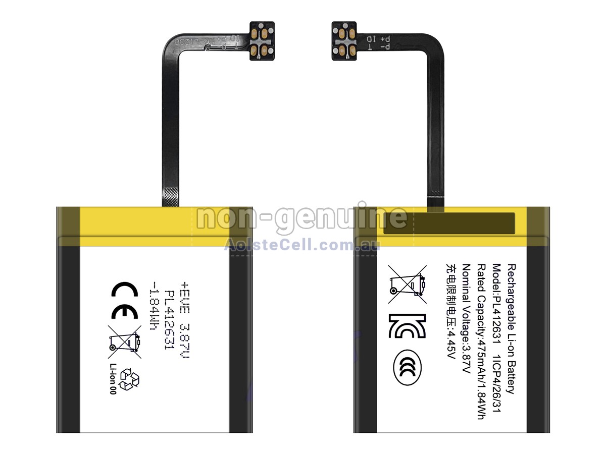 Replacement Amazfit PL412631 battery
