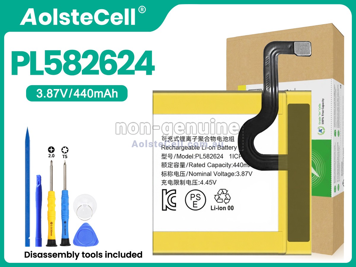 Replacement Amazfit PL582624 battery