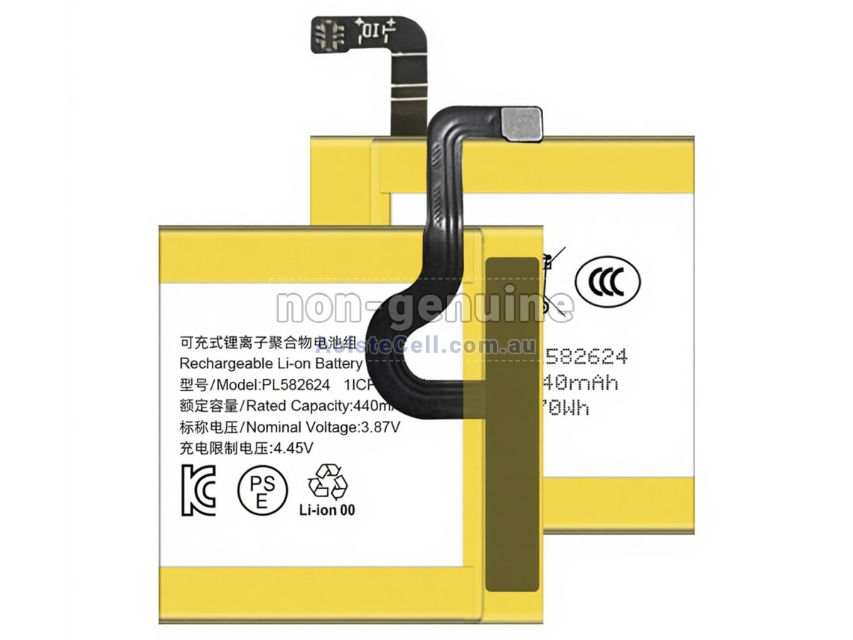 Replacement Amazfit PL582624 battery
