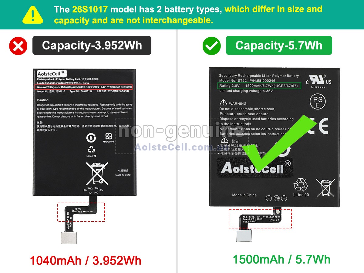 Replacement Amazon PAPERWHITE 4 CELLULAR battery