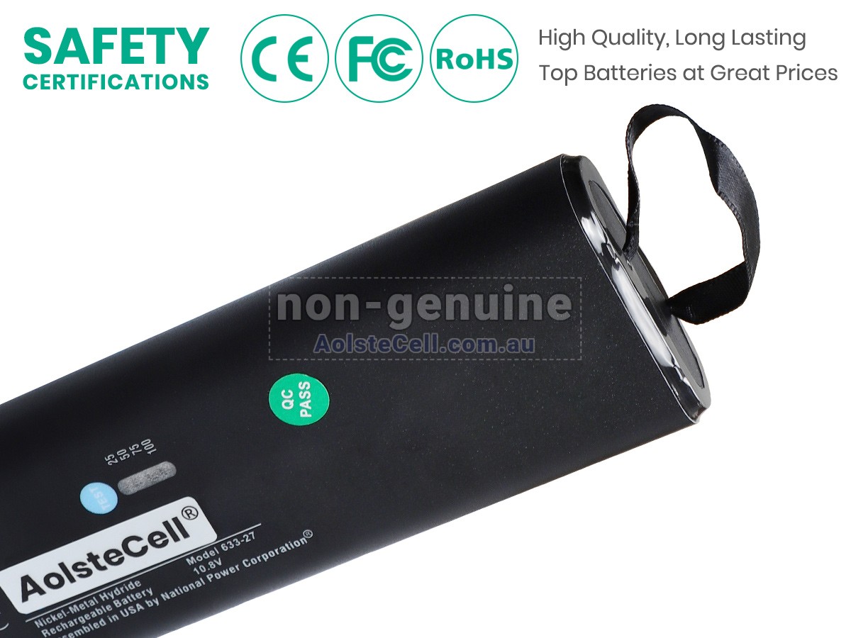 Replacement Anritsu 633-27 battery