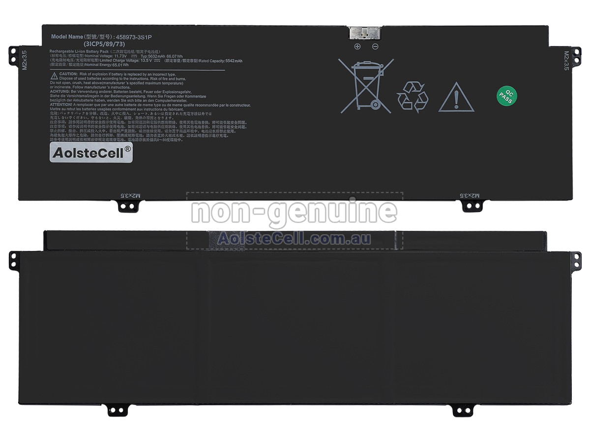Replacement AolsteCell 458973-3S1P battery