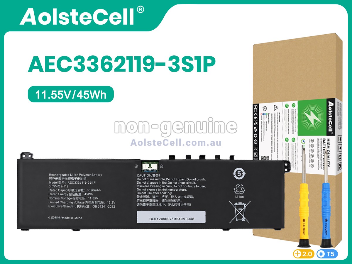 Replacement AolsteCell AEC3362119-3S1P battery