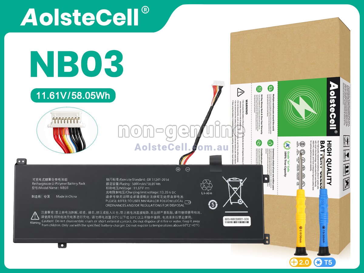 Replacement AolsteCell RTX battery