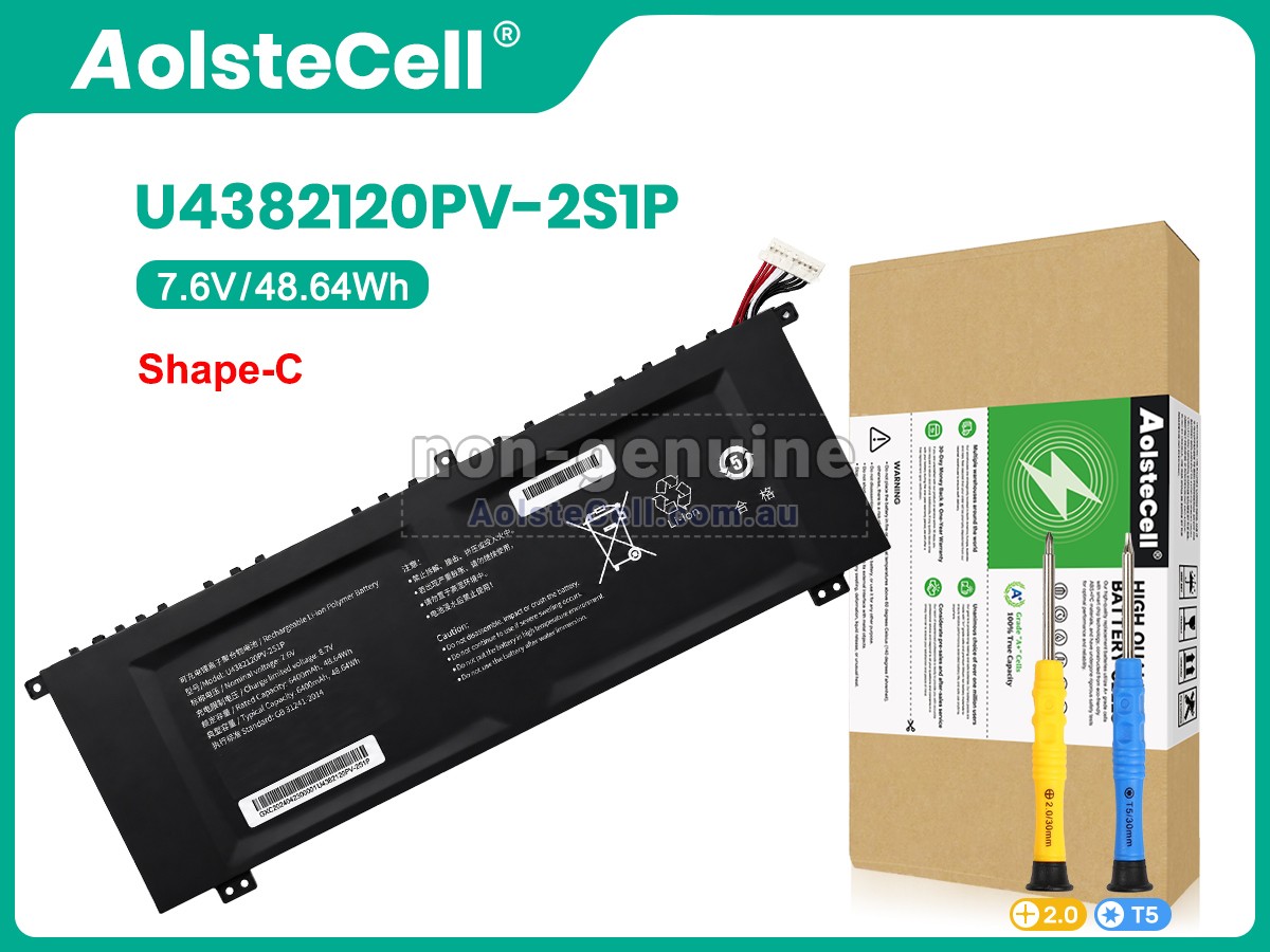 Replacement AolsteCell U4382120PV-2S1P battery