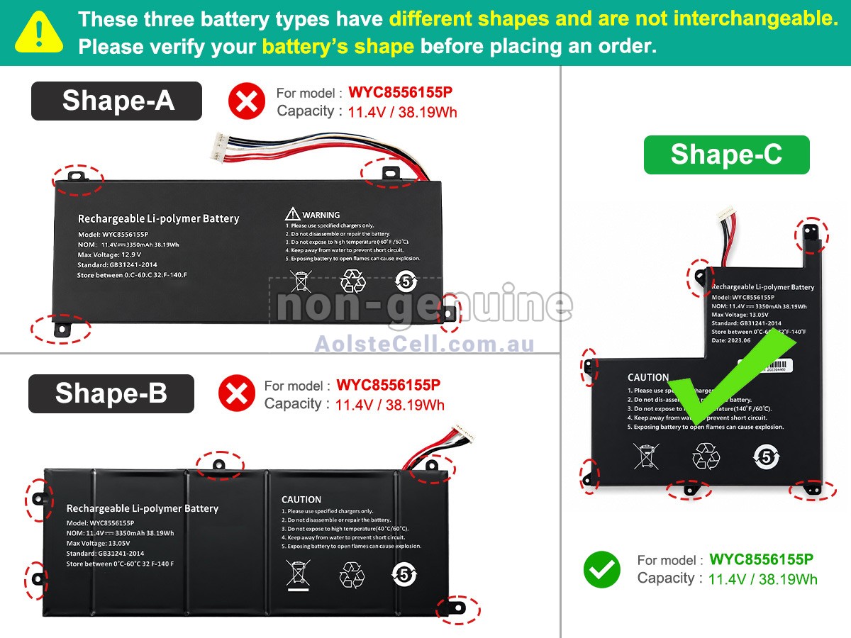 Replacement AolsteCell SMARTBOOK PRO M-SBP14I5 battery