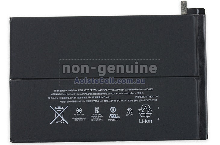 Replacement Apple MGPW2 battery Replacement Apple MGPW2 battery