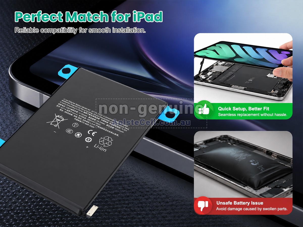 Replacement Apple A2133 battery