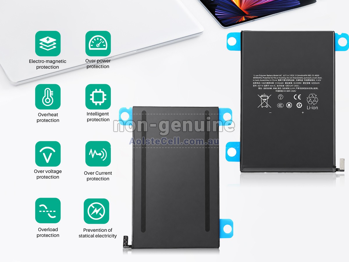 Replacement Apple A2133 battery