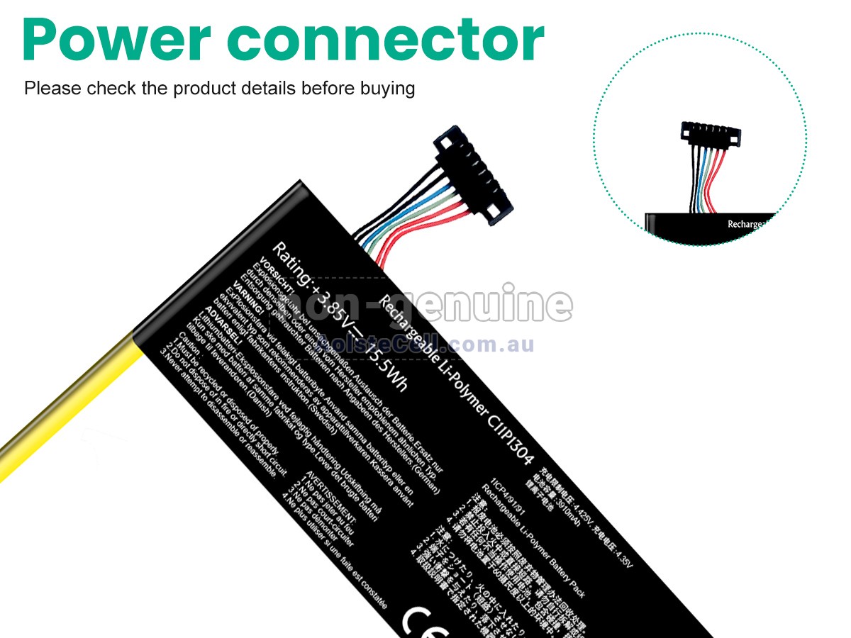 Replacement Asus K00U battery