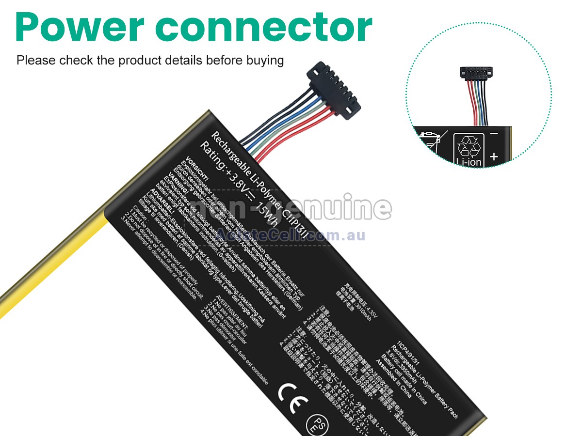 Replacement Asus K00S battery