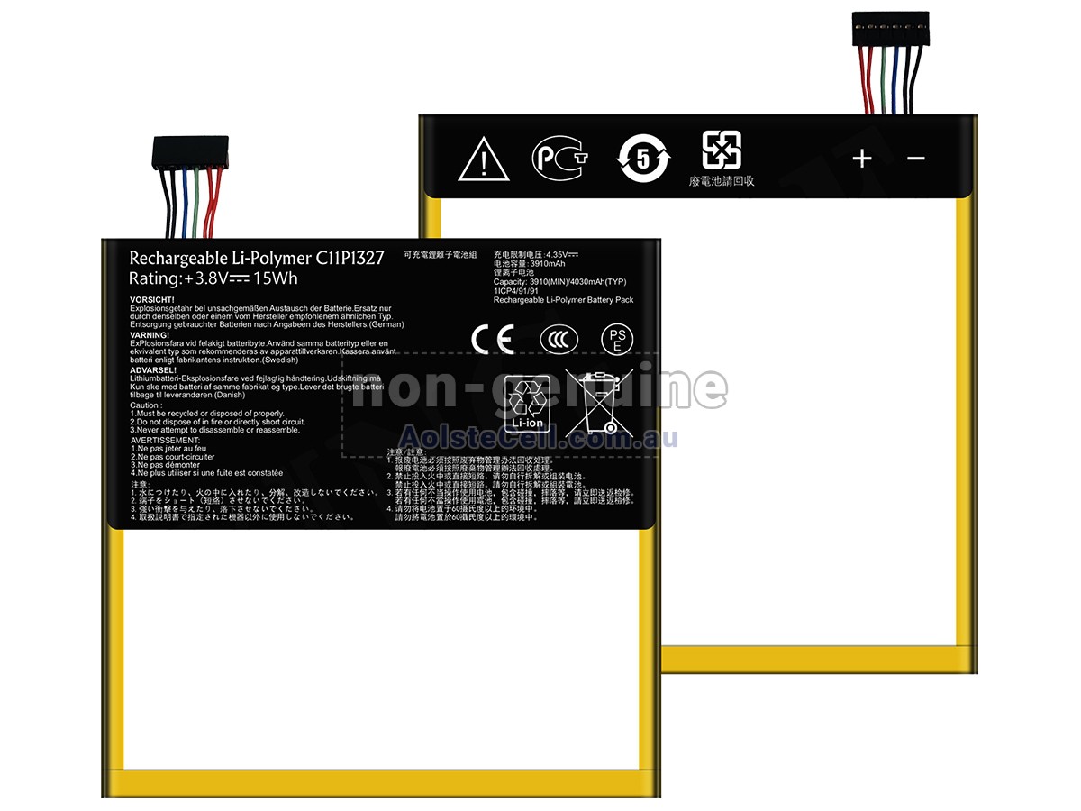 Replacement Asus FE170 battery