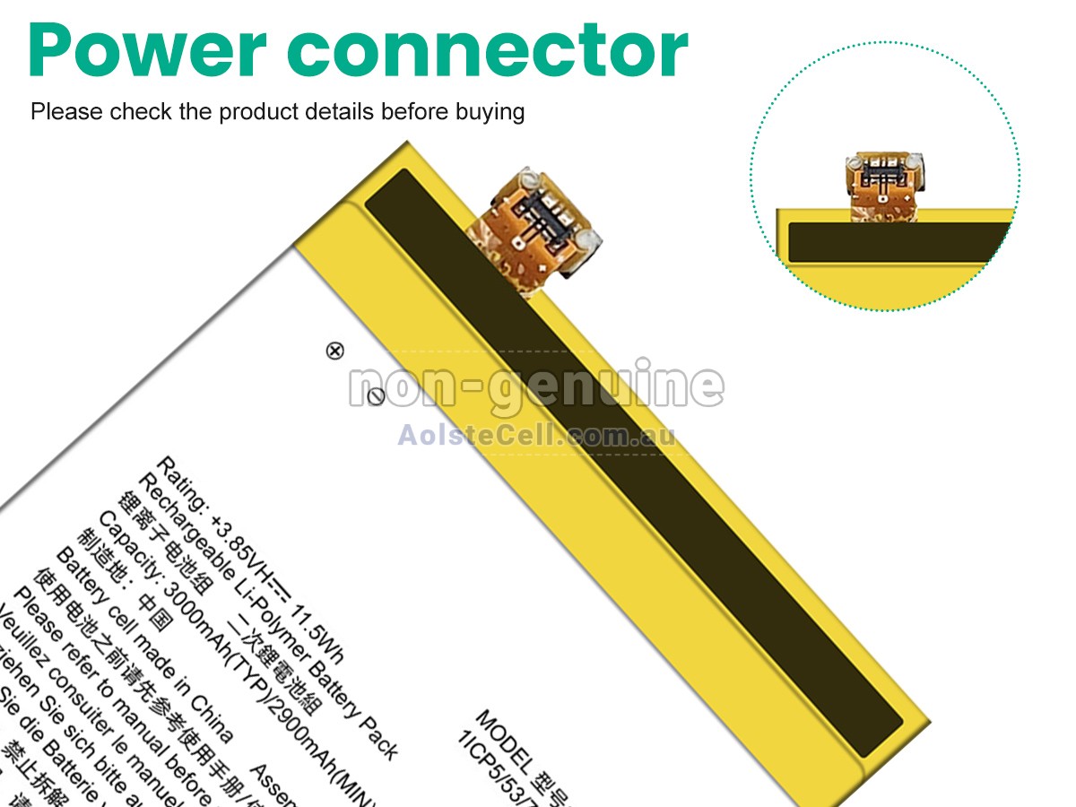Replacement Asus X00AD battery