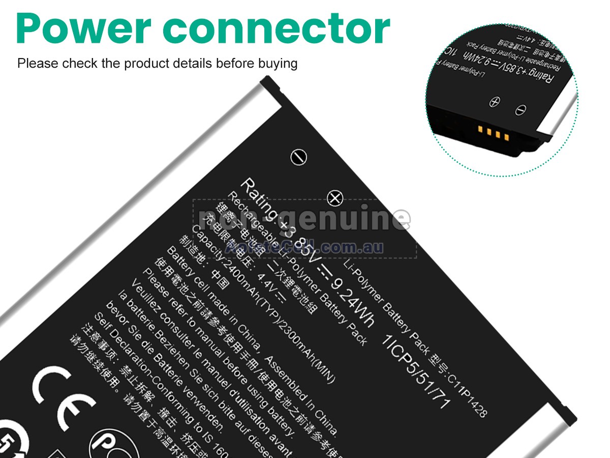 Replacement Asus ZENFONE 2 MINI battery