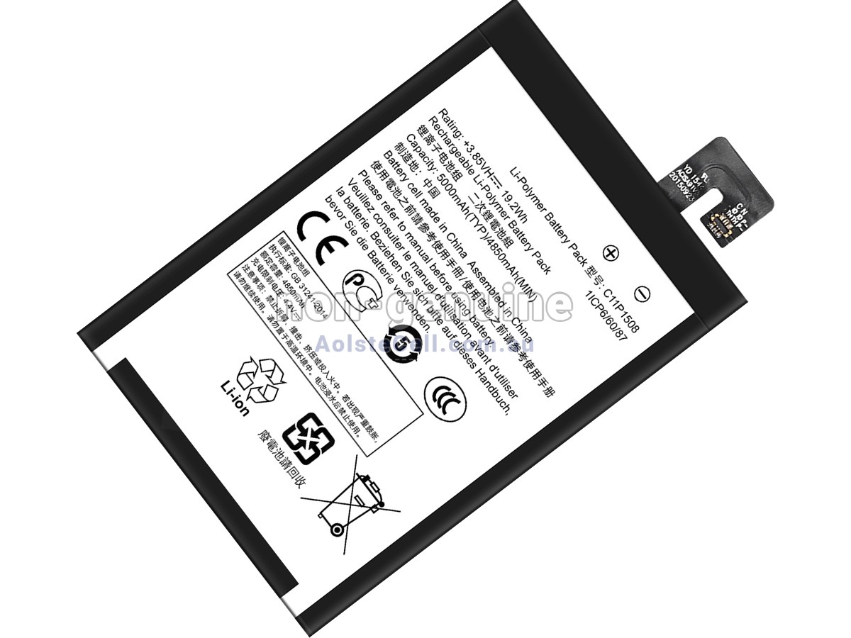Replacement Asus C11P1508 battery