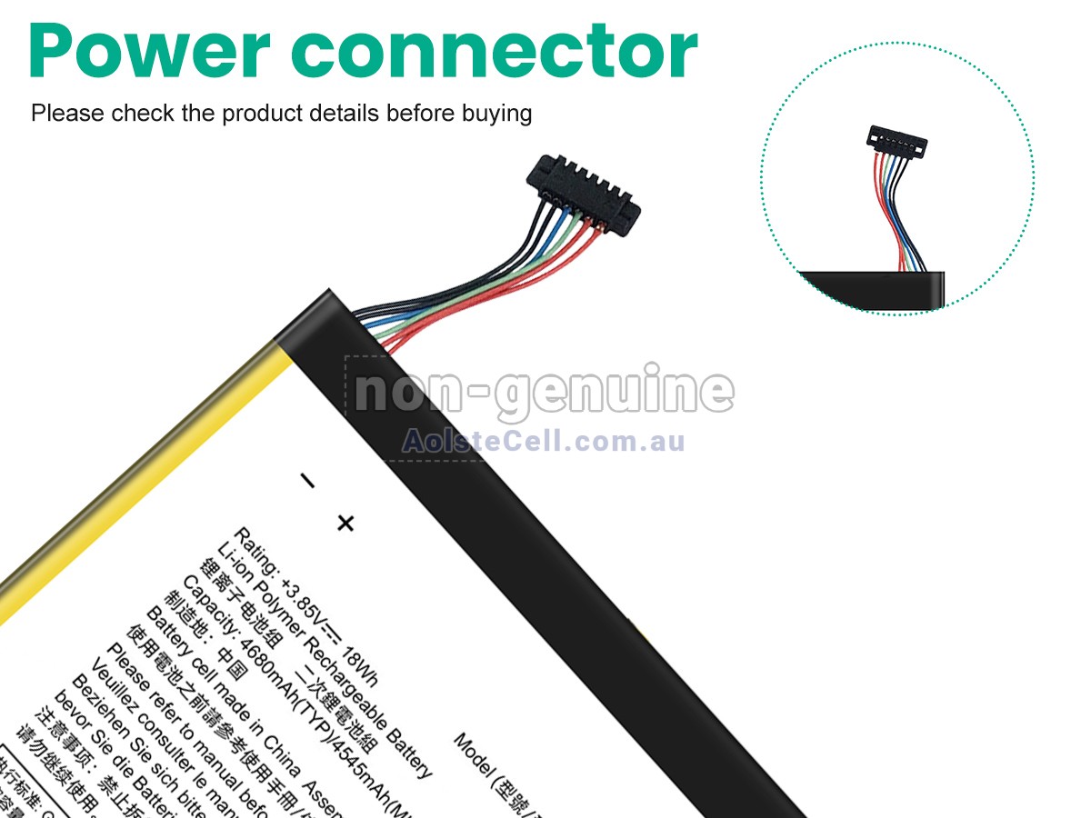 Replacement Asus C11P1517 battery