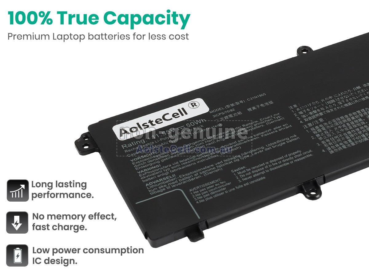 Replacement Asus VivoBook 15 X1504ZA battery