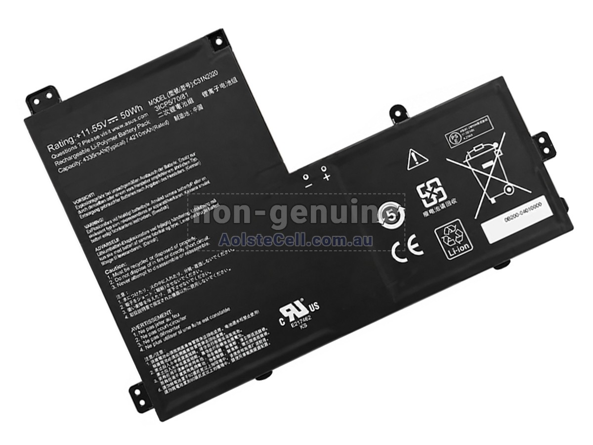 Replacement Asus Chromebook Flip CM1 CM1400FXA-BB01T-CB battery