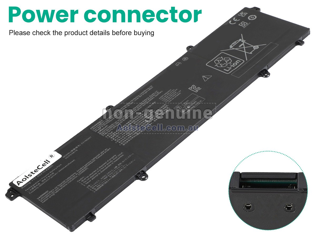 Replacement Asus VivoBook 15 X1504ZA battery