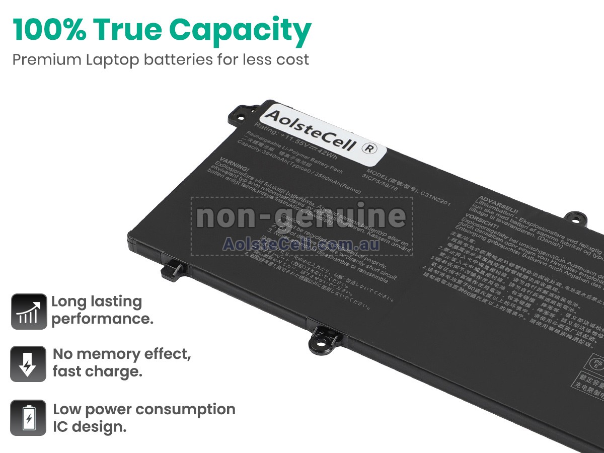 Replacement Asus VivoBook 15 X1504ZA battery