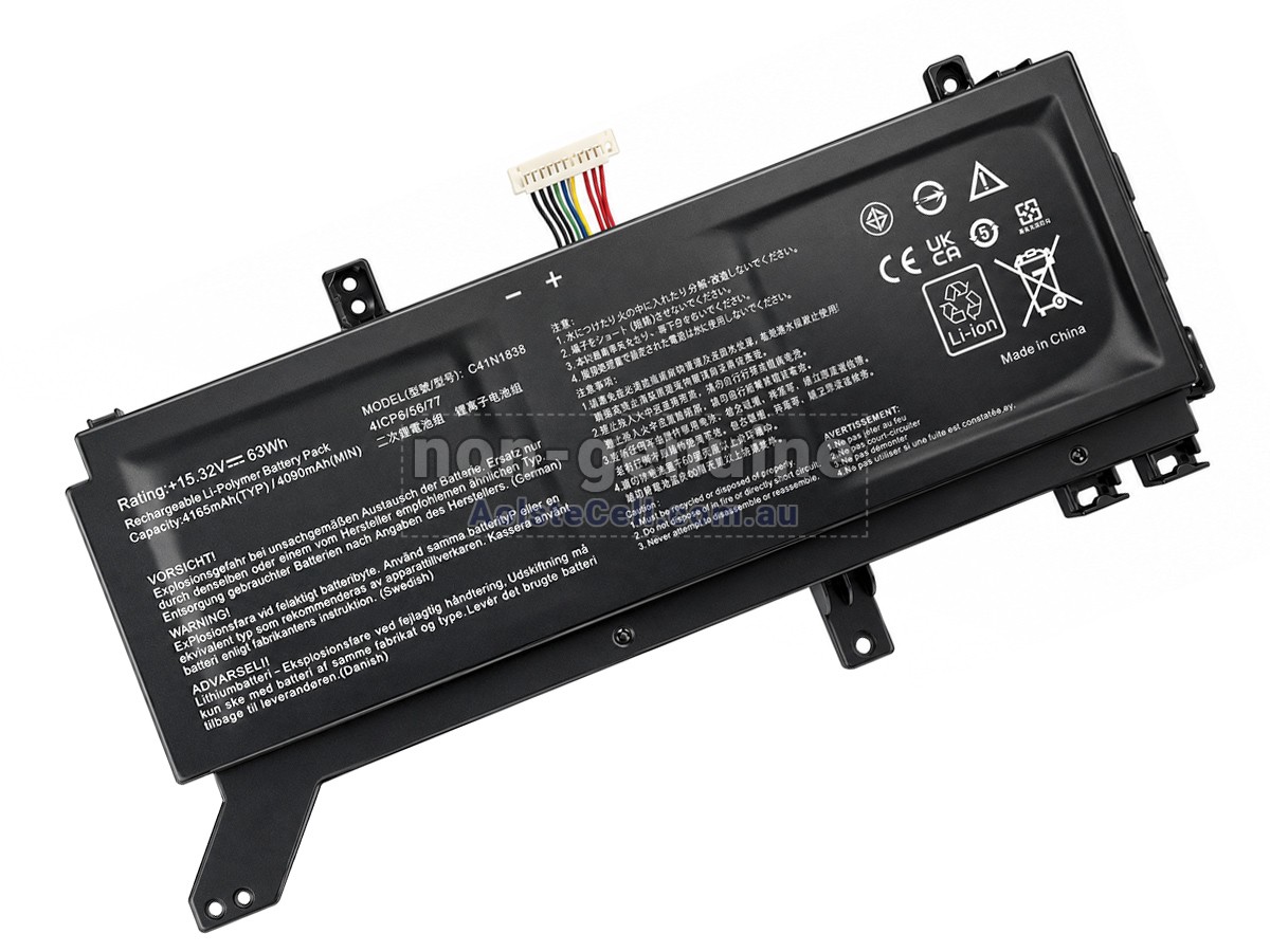 Replacement Asus C41N1838(4ICP6/56/77) battery