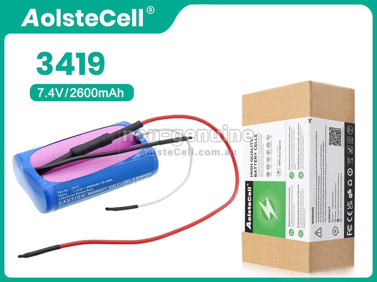 Replacement Bissell PET STAIN ERASER 20037 battery