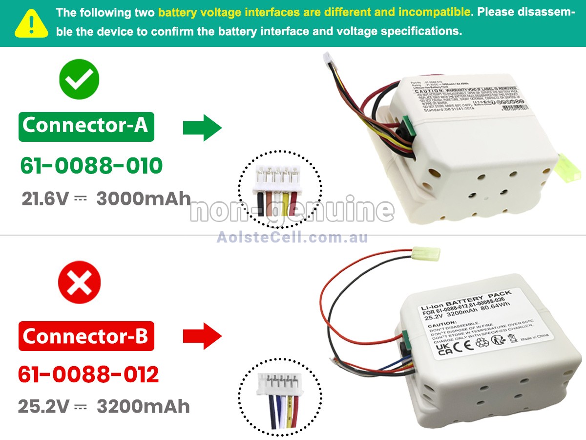 Replacement Bissell 1620773 battery