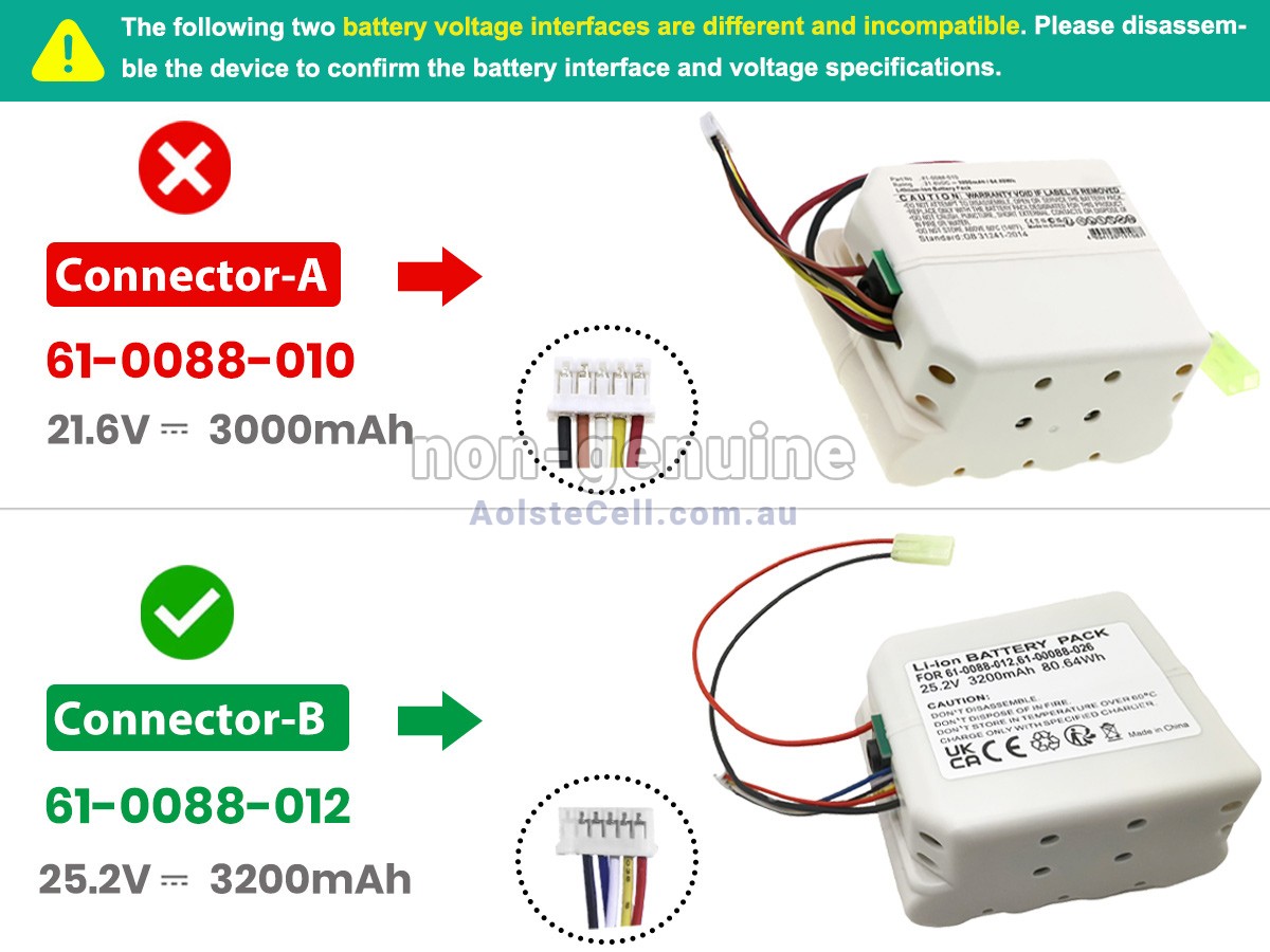 Replacement Bissell 1620773 battery