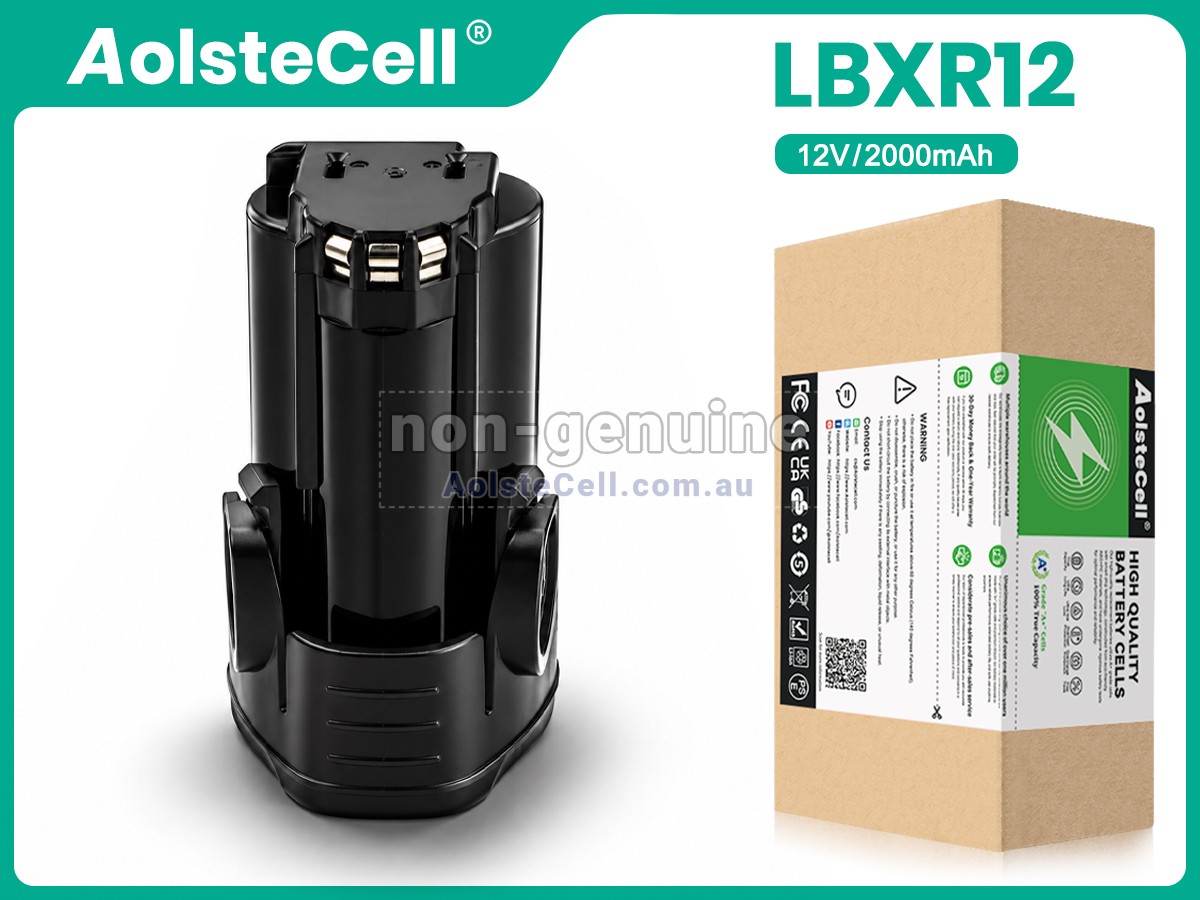 Replacement Black Decker 12V LBXR12 battery