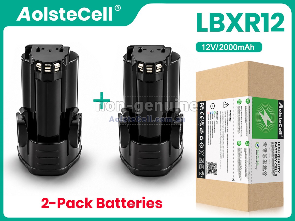 Replacement Black Decker 12V LBXR12 battery