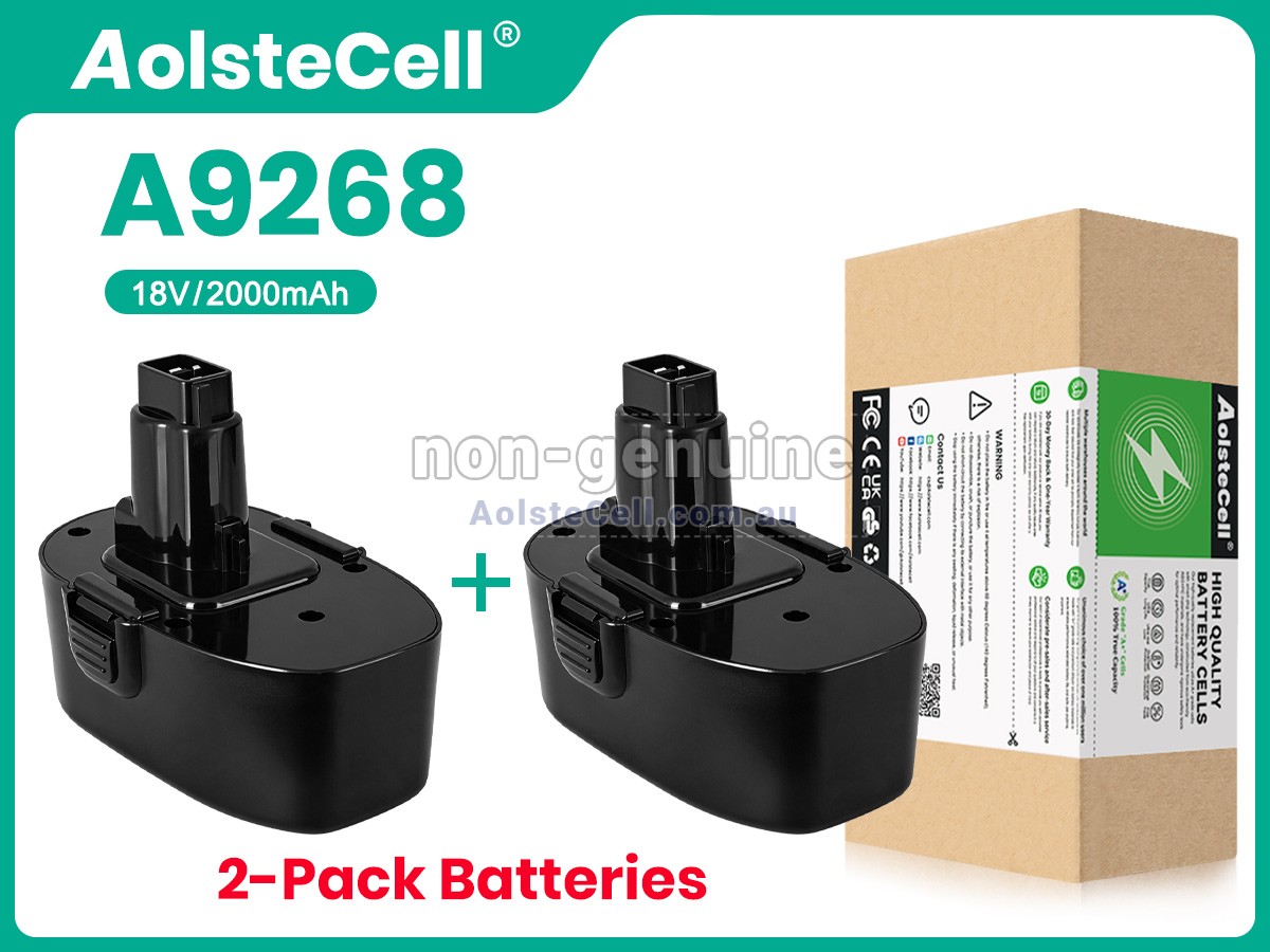 Replacement Black Decker A9268 battery