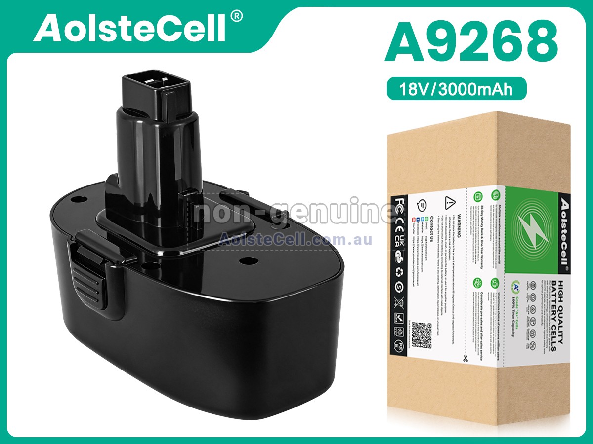Replacement Black Decker A9268 battery