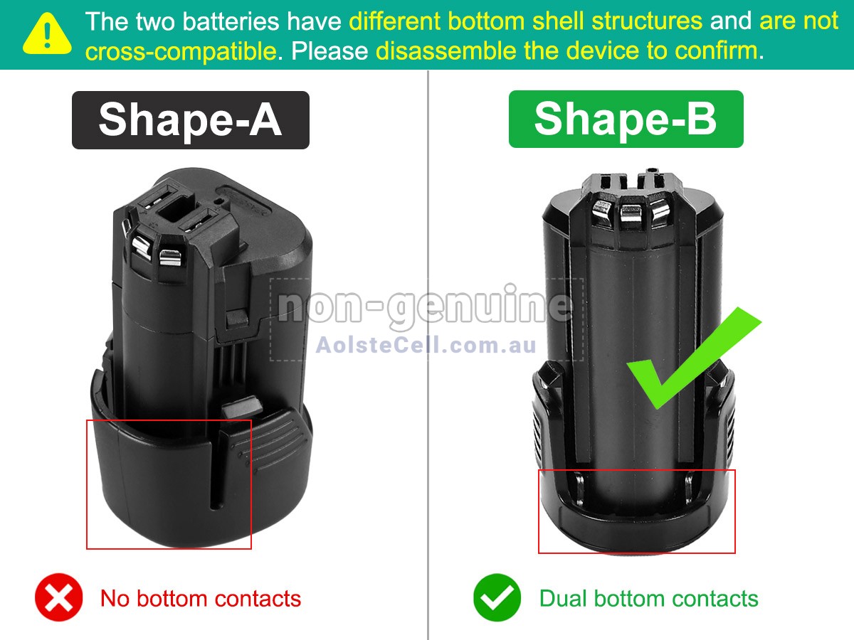 Replacement Bosch BAT412A battery