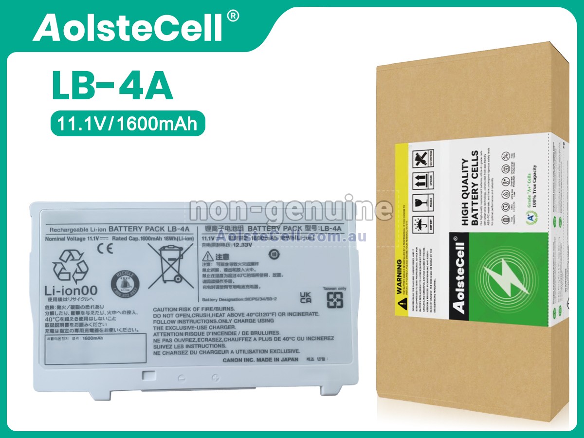 Replacement Canon CXDI-710C battery