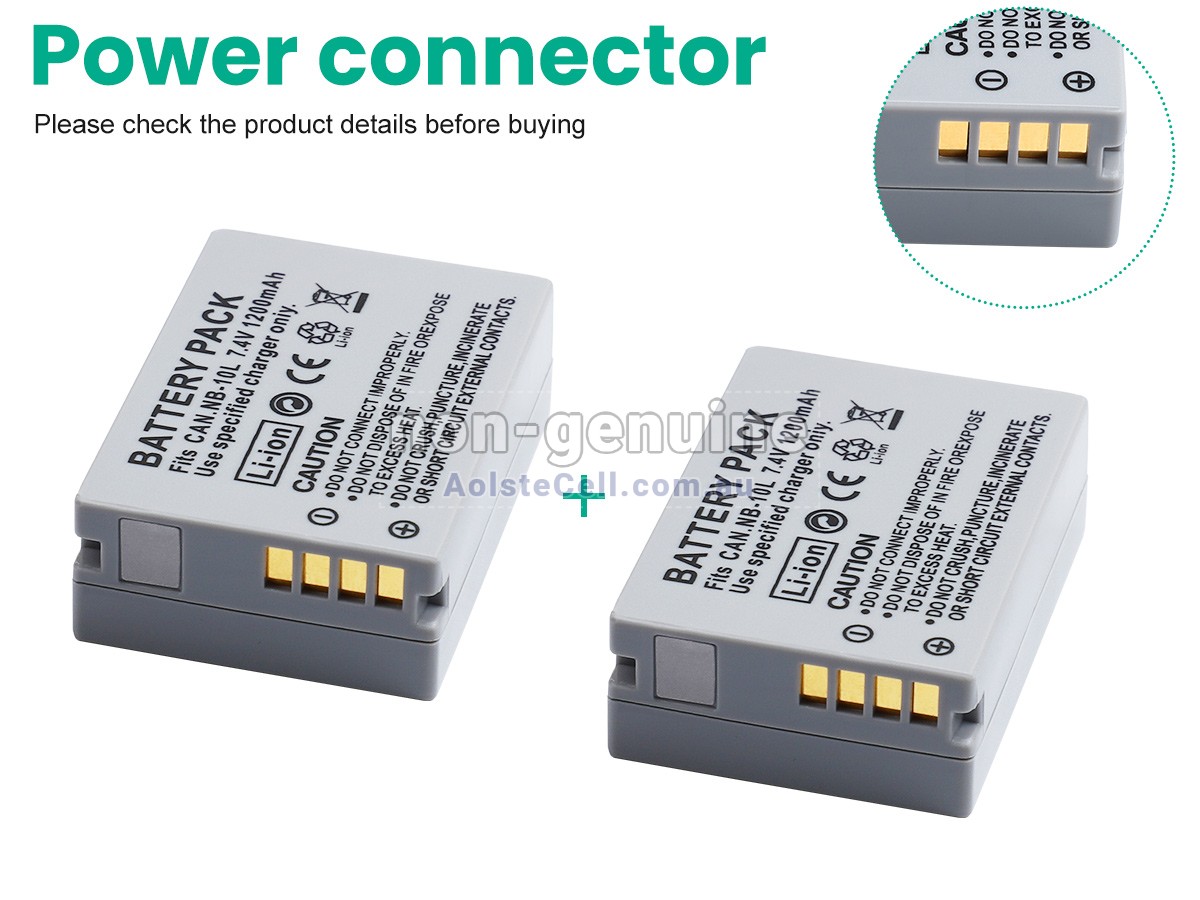 Replacement Canon POWERSHOT G15 battery