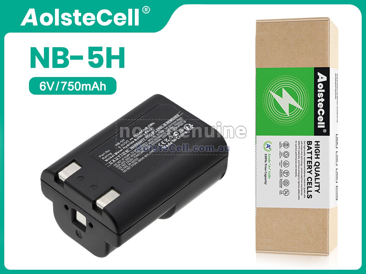 Replacement Canon NB-5H battery