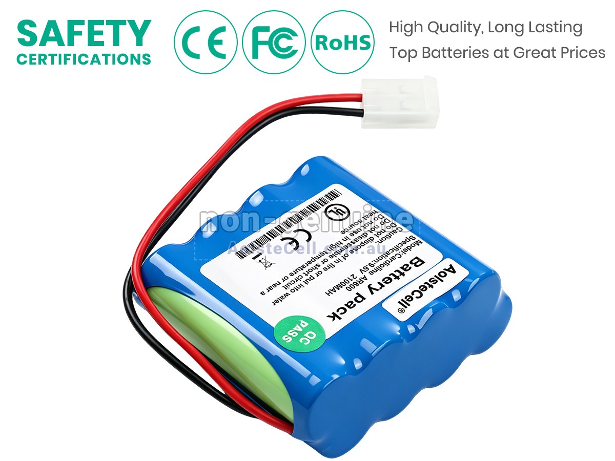Replacement Cardioline 69701300 battery