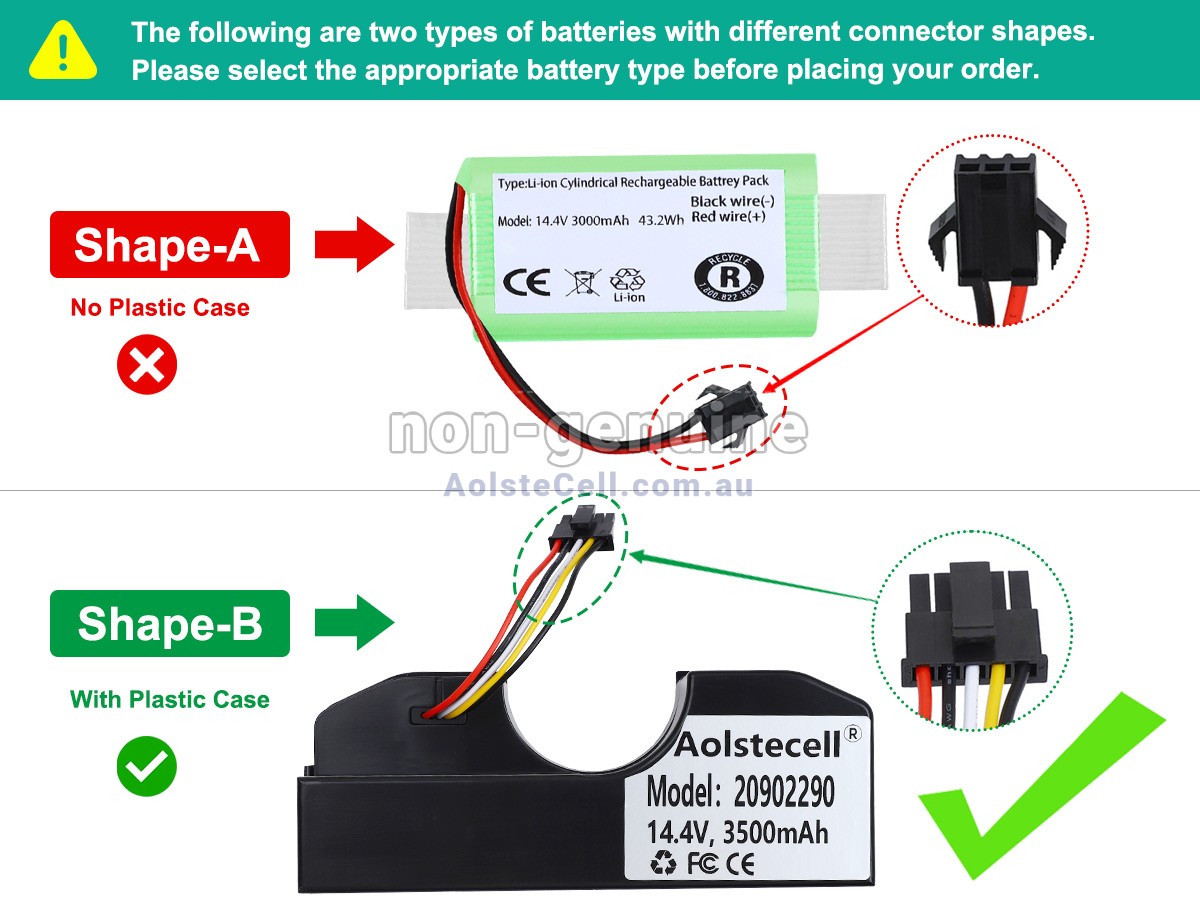 Replacement Cecotec CONGA 2290 battery
