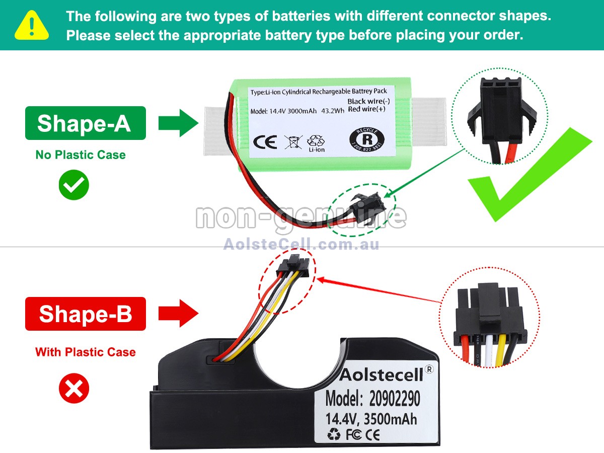 Replacement Cecotec CONGA 2290 battery