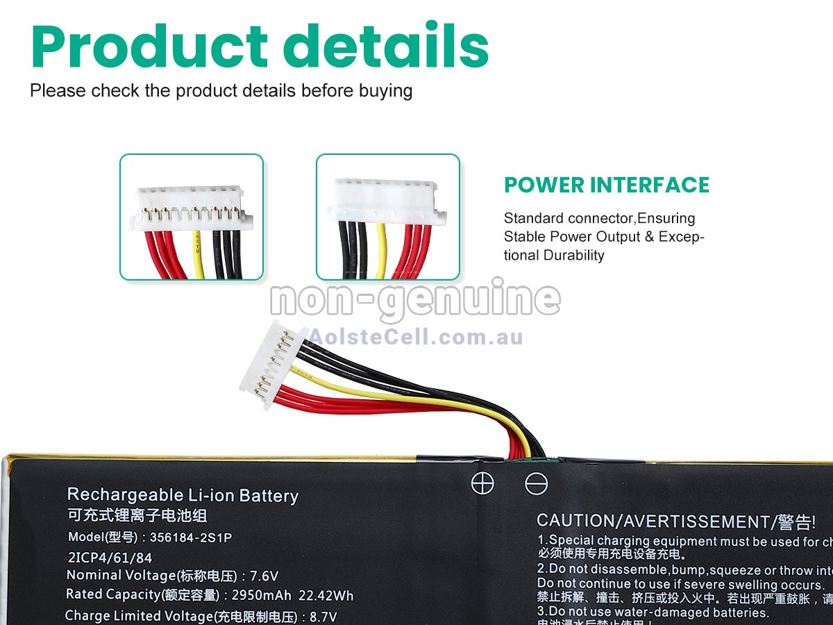 Replacement CHUWI HI10 GO battery