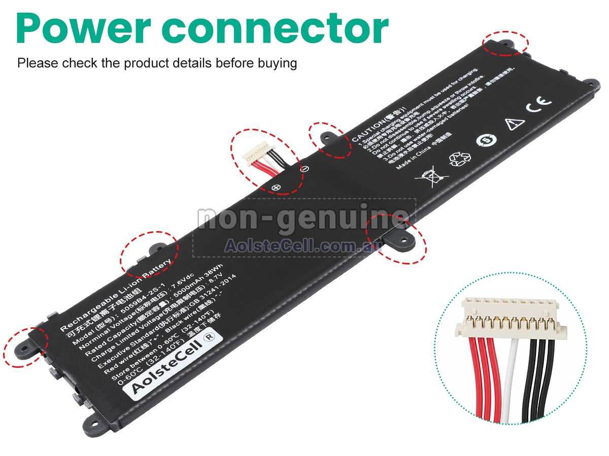 Replacement CHUWI CW1557 battery