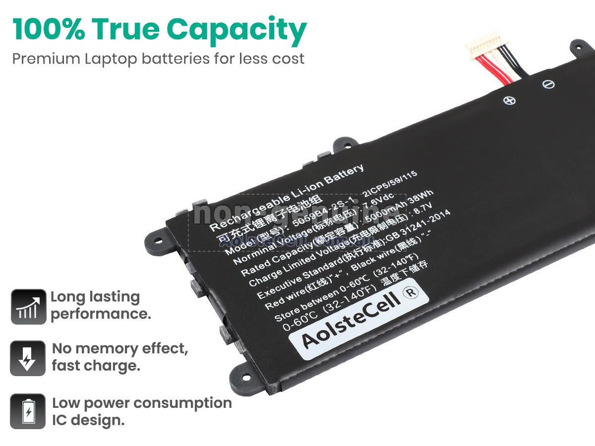 Replacement CHUWI CW1557 battery