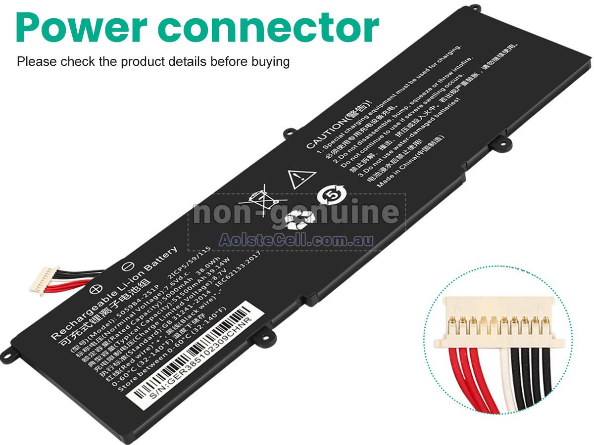 Replacement CHUWI 5059B4-2S-1 battery